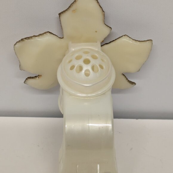 NEW! Gold Glittery Maple Leaf Wallflower Plug w/Apple Pumpkin Pancake ScentBulb - Picture 6 of 6